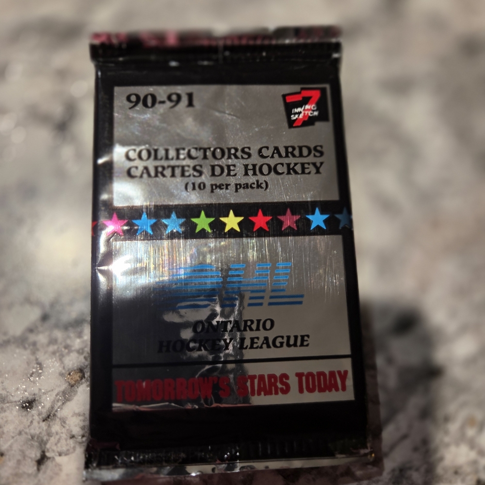 OHL Hockey Collectors Cards Pack - Black and Silver